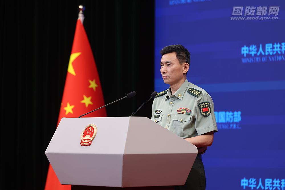 美方停止在上拱火滋事【双语】国防部奉劝(图1)